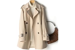 ROTAKUMA Bureaux De Bandes-vent Avec Doublure Printemps Automne Mince Mince Femme Trench-coat De Trench