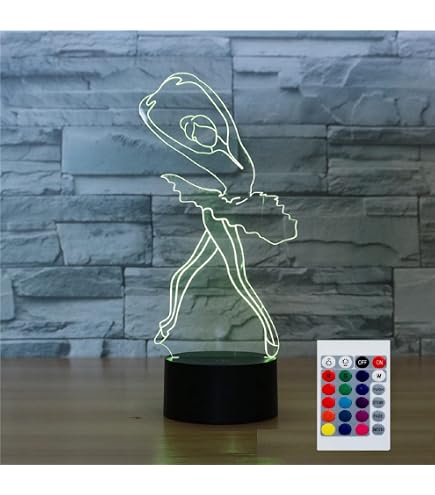Creativo 3D Lampada Notte Farfalla 16 Colori Con Telecomando E USB, Effetto Ottico