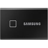 Samsung T7 Touch Portable SSD - 2 TB - USB 3.2 Gen.2 External SSD Metallic Black (MU-PC2T0K/WW)