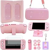 GUTIAL Accessories Bundle for Nintendo Switch Lite - Cute Kawaii NS Lite Accessories kit for Grils Boys Kids with Carrying Ca