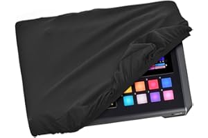 Musiin Copertura antipolvere per mixer, compatibile con Tascam Podcast Station Mixcast 4, Behringer X-TOUCH COMPACT, Deluxe Chinlon antipolvere e antigraffio, setosa e design su misura