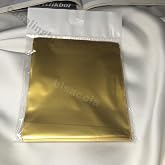 Altın Metalize Hediye Paketi 50 Adet 12x17 cm (Kapak Payı Dahil) Kendinden Yapışkanlı Bantlı L&uuml;ks Kalın Hediye Poşeti &ndash; casal