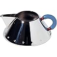 Alessi 9096 Cremiera in Acciaio Inossidabile 18/10 Lucido con Manico in PA, Azzurro