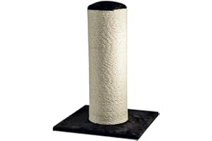 Ancol Fat Boy Scratching Post for Cats - Large Heavy Duty Cat Scratcher for Indoor Cats and Kittens - Natural Sisal Rope and Eco Friendly Materials