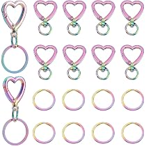 78 Pièces Mini Mousquetons En S 30 Mm - Double Anneau, Ressort, Alliage Zinc - Pour Porte-clés, Sacs, Bricolage (13 Couleurs)