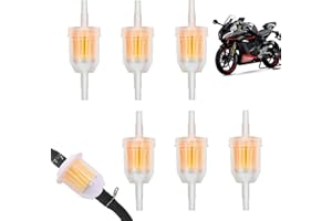 AFHGDJR 6 Stücke Benzinfilter,Kraftstofffilter,Benzinfilter Rasenmäher,Benzinfilter 6mm,Kraftstofffilter Diesel,Geeignet für Motorräder, Roller, Mopeds Usw