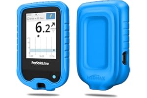 MEDMAX Funda de Silicona para Freestyle Libre 3 / Libre 2 / Libre Reader, Antideslizante Ligera Antichoque Carcasa con Bisel Elevado para Freestyle Libre 3 / Libre 2 y Libre (Solo Funda), Azul