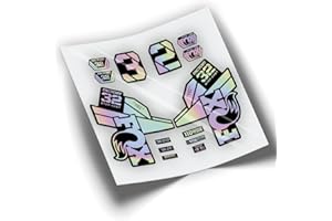 PEGATINEA Pegatinas Horquilla Fox Factory 32 SC 2021 Colores WP405 HOLOGRÁFICO ARCOÍRIS