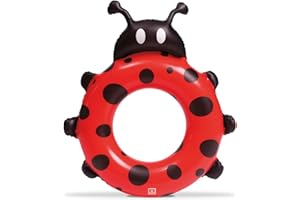 Mondo Toys - LADY BUG 3D Swim Ring - Ciambella Gonfiabile - Anello di Nuoto Salvagente - Ottimo per Bambino / Bambina Utilizzabile in Piscina / Mare - 16831