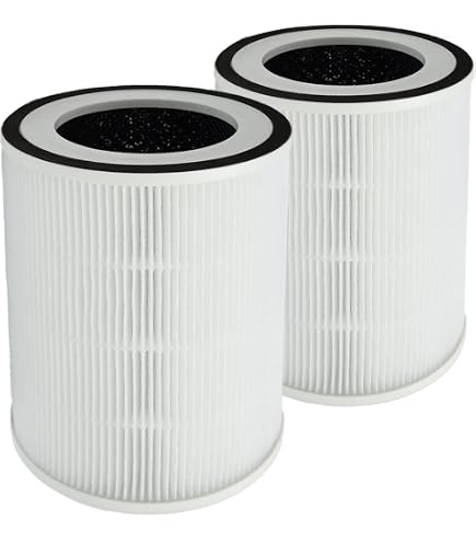 Afloia Lot de 4 filtres de rechange HEPA compatibles avec purificateur d'air Afloia Fillo/Halo/Allo, match ASIN : B088FHCS83/B07JG1R2GB/B09M799DT4/ B07WR2CT7V/B09B7FPFVD/B09B7G1V89/B087WNSG16/B09M7