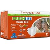 Freshlife Large Bel Bantlı Yetişkin Hasta Bezi 30 Adet
