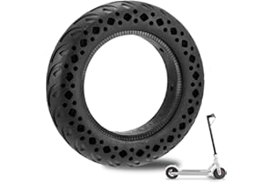 SUNJULY Scooter Wheels, 10inch Solid Scooter Tires, Front/Rear Solid Tire, Anti-Slip And Anti-Explosion Scooter Tyre, Solid Tubes Replacement Tyre Tires For Mijia M365/ M365 / M365 Pro