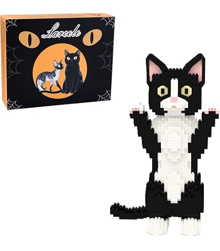 JEKCA Kawaii Lapin – Modèle De Construction En Briques 1050 Pièces, DIY Réaliste, 8-10h De Montage, Dès 14 Ans