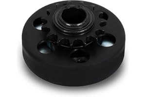 EBERTH Axle Centrifugal Clutch 25.4mm Ø, Sprocket Coupling for Chain Type 428#, Tooth Clutch, Centrifugal Clutch 15 Teeth #428, Go Kart, Pocket Bike, Quad, Motorbike, Dirt Bike
