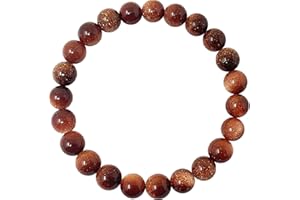 cotigo - Pulsera de Piedra Natural - Pulsera Hilo Elastico con Cuentas Piedra Natural - Distintas Piedras Semipreciosas para Mujer, Hombres Yoga Regalo
