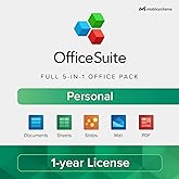 OfficeSuite Personal Compatible with Microsoft® Office Word® Excel® & PowerPoint® and Adobe® PDF - 1 Year License for 1 Windo