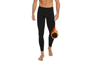 AKKQHH Thermo Unterhosen Herren Lange Warm Thermohose Männer Thermounterwäsche Winter Skiunterwäsche Fleece Funktionsunterwäsche Unterwäsche Hose