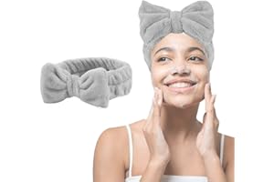 Androxeda Fascia per Spa Fascia Capelli Donna Trucco capelli in Microfibra per Trucco Fascia Elastica per Capelli Fascia per Capelli per Doccia Trucco Corsa Yoga Pulizia del Viso