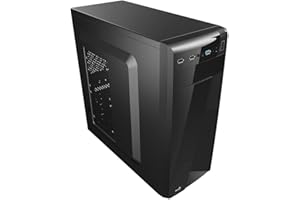 Aerocool CS-1101 Mini Micro ATX Tower Computer Case - Black