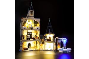 LIGHTAILING Jeu De Lumières pour (Harry Potter La Tour de l’Horloge de Poudlard) Modèle en Blocs De Construction - Kit De Lumière A LED Compatible avec Lego 75948(Ne Figurant Pas sur Le Modèle)