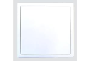 YECNA Revisionsklappe Revisionstür Softline Weiß "The White Edition" mit Schnappverschluss 150x150mm