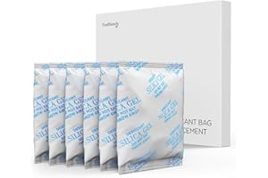 FEELNEEDY 6 Pack Replacement Desiccant Replacement for Automatic Pet Feeders, Silica Gel Desiccant Pack Keeps Pet Food Dry And Fresh