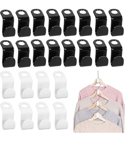 SERKER Lot De 120 Cintres En Gel Peu Encombrants, Crochets De Liaison