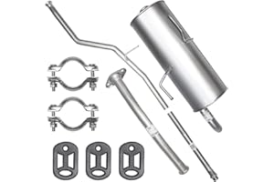 ‎FERROZ Adamot Schalldämpferset Auspuffanlage Auspuff für Peugeot 206 Fließheck 1.1 1.4