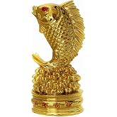 The Spiritual Living Arowana Fish Statue | 4.5 Inch | Items for Good Luck | Feng Shui Fish | Strong Wealth Symbol | Prosperit