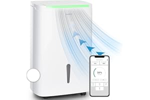 Klarstein Deumidificatore Casa per Muffa e Umidità Silenzioso, Portatile Smart, Deumidificatore Ambiente Professionale Elettrico Basso Consumo, WiFi 30L con Display LED