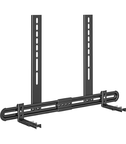 ELIVED Supporto Per Soundbar Universale Per Soundbar Con O Senza Fori ELIVED Supporto Per Soundbar Universale Per Soundbar Con O Senza Fori
