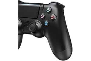 varkda Wireless Controller für PS4, Game Controller Kompatibel mit PS4/Slim/Pro/PC, Gamepad Joystick mit Dual Vibration/6 Achsen Gyro Sensor/Touchpanel/EXT, Präzision und Kontrolle