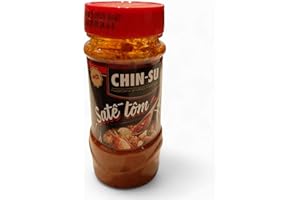 Sauce piquante aux crevettes fraîches CHINSU - Saveurs exquises pour des délices culinaires - Spécialité vietnamienne - Saté Tom CHIN-SU - 1 pièce de 90g