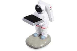 QOTSTEOS Support de Montre Astronaute en Résine - Présentoir à Bijoux, Organisateur Créatif de Montre-Bracelet pour Femme de Ménage