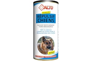 CIBLES ALTO Répulsif Chien Exterieur, repulsif extérieur Puissant pour repousser Les Chiens, Anti-Urine, grattage, excrément, Destruction de Jardin…