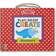 Melissa & Doug Reusable Drawing & Magnet Kit – Dinosaurs | Activity Books | 3+ | Gift for Boy or Girl