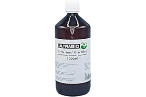 Ultrabio Pflanzliches Glycerin E422 VG 99,5% Reinheit Pharma-Qualität USP zertifiziert 1000 ml
