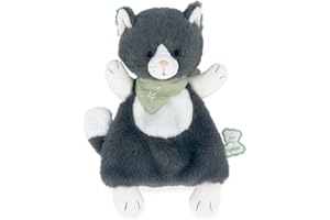 KALOO - Les Amis - Doudou Gatto Chamallow - 18 cm - Grigio - Materiale Ultra Soffice - dalla Nascita, K224008