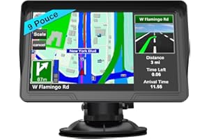 AWESAFE GPS Auto GPS Poids Lourds 9 Pouces Europe 52 Carte Système de Navigation Ecran Tactile AVCE Bluetooth Utilisation dan