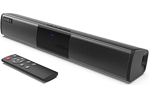 INFIBLA Piccola Sound Bar per TV con Bluetooth USB, Connessione AUX, Mini Sound/Audio System per PC TV Altoparlanti/Home Theater, Gaming, Proiettori