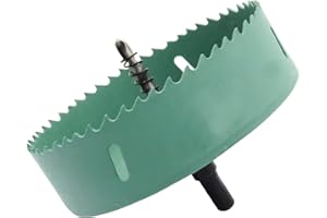 130mm Hole saw LAIWEI hole cutter with drill and hex key for drilling wood, sheet metal, aluminium profiles, PVC and other materials, electric drill tool(130mm)