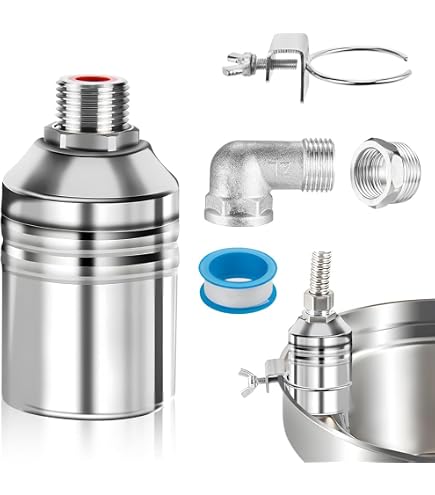 5 pezzi valvola galleggiante per acqua abbeveratoio automatico ciotola