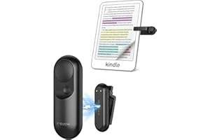 Stouchi Remote Control Page Turner do Kindle Paperwhite Akcesoria Colorsoft Oasis Scribe eReaders 2 w 1 Magnetyczny Kindle Clicker Lekki do Kindle iPad Tablet z Paskiem na Nadgarstek-Czarny