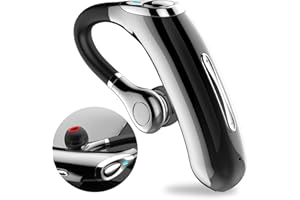 MICOOL Bluetooth Earpiece, Wireless Headset Bluetooth with 10H Talking Time, Hands Free Bluetooth Earpiece for Mobile Phone, HD Voice/Noise Cancelling