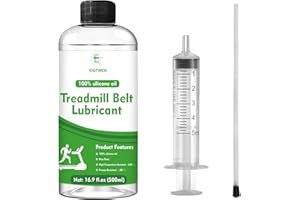 EIGTWEN 500ml Laufbandöl, 100% Silikonöl, Hochtemperaturbeständig, Stabil, Geeignet für die meisten Laufbandtypen