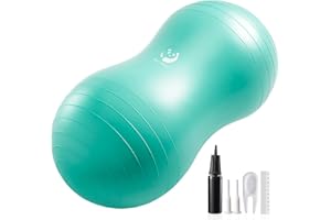 Slim Panda 100 * 50CM Sensory Peanut Ball, Anti-Burst Exercise Ball for Pain Relief, Labor & Kids Therapy - Yoga Stability Ball for Core Worko