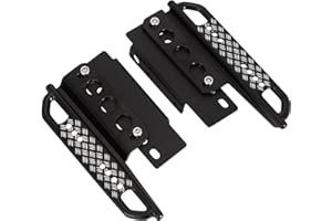 INJORA RC płytka pedałów Rock Sliders wzorzyste do 1/24 RC Crawler Car Axial SCX24 Deadbolt JLU Bronco Upgrades części akcesoria