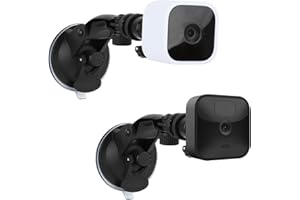TEKCAM Uchwyt okienny kompatybilny z Blink XT/XT2, Blink Mini/Mini 2, Blink Outdoor 4 i Blink All-New Blink do kamery outdoorowej/wewnętrznej, uchwyt ścienny z przyssawką (2 sztuki)