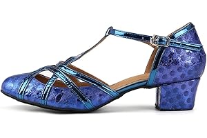 RUYBOZRY Women Closed Toe Ballroom Dance Shoes Latin Salsa Tango Performence Dancing Shoes,YCL259