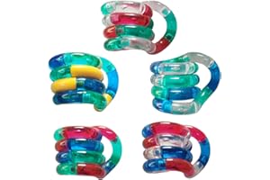 BFUZXY 5 Stück Fidget Toys Autism Fingers Tangle Fidget Twister Fidgets Toy Stimming Sensory Stressabbau Erwachsene Anti Stress Spielzeug Kinder Skills Panikattacken für Erwachsene und Kleinkinder